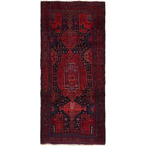 Unique Loom 4' x 9' 9 Meshkin Persian Runner ...