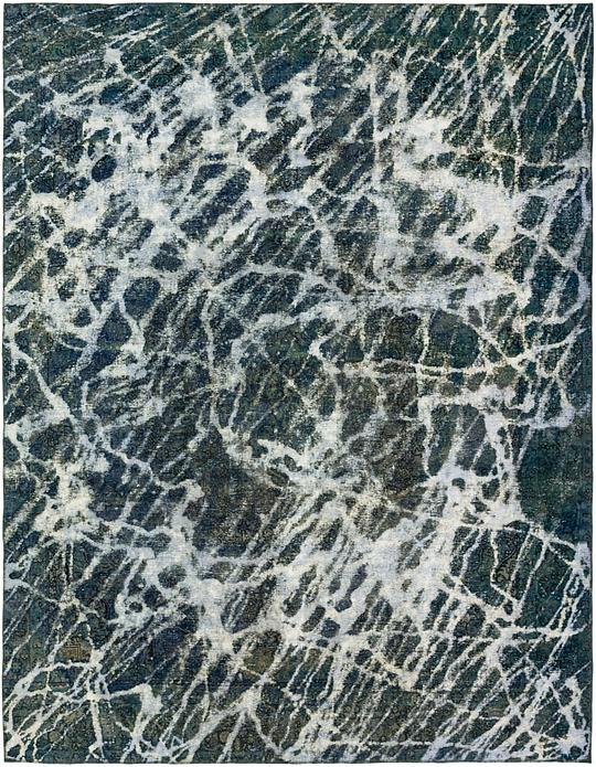 Dark Blue 8 9 X 11 4 Ultra Vintage Persian Rug Rugs Main Image Of Rug