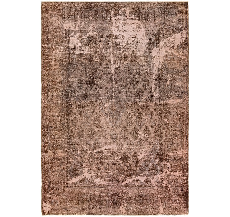 HandKnotted 6' 10 x 10' Ultra Vintage Persian Rug
