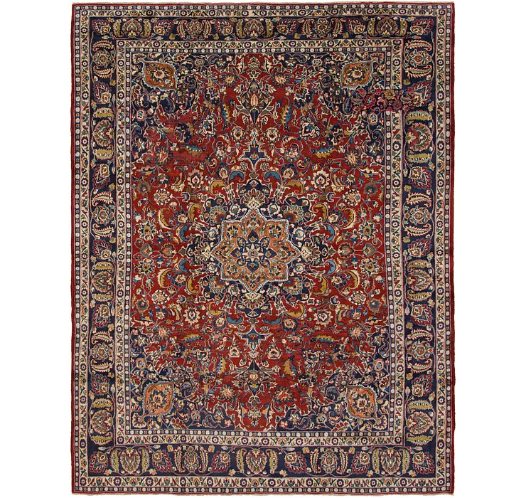 9' 9 x 12' 8 Mashad Persian Rug