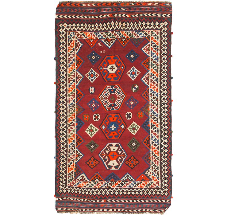 4' 7 x 8' 6 Kilim Fars Rug