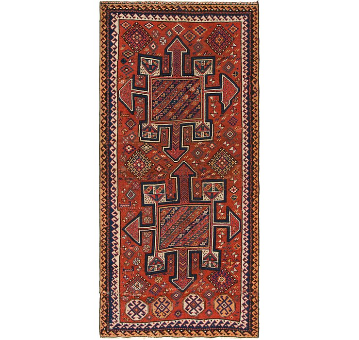 4' 5 x 9' 3 Shiraz Persian Runner Rug
