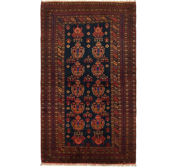 4' 4 x 7' 7 Balouch Persian Rug
