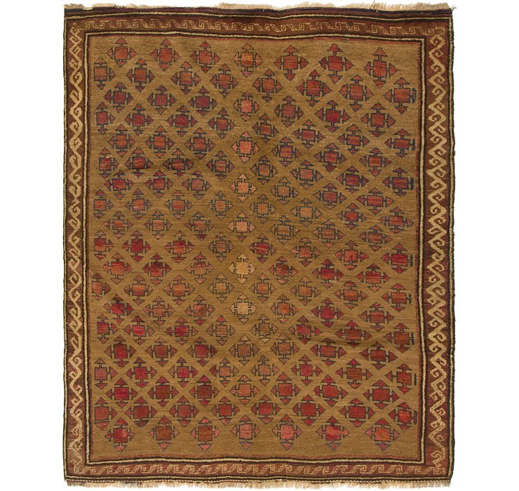 4' 10 x 6' Shiraz-Lori Persian Rug