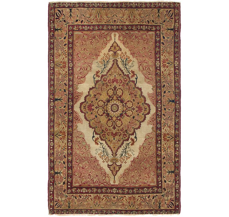 4' 3 x 7' Kerman Persian Rug