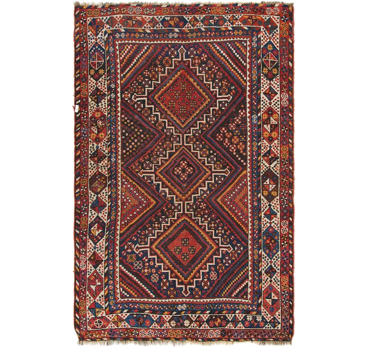 4' 7 x 7' 2 Shiraz Persian Rug