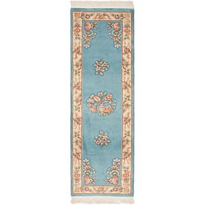 2' 7 x 9' Carved Pekin Runner Rug