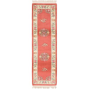 80cm x 305cm Carved Pekin Runner Rug