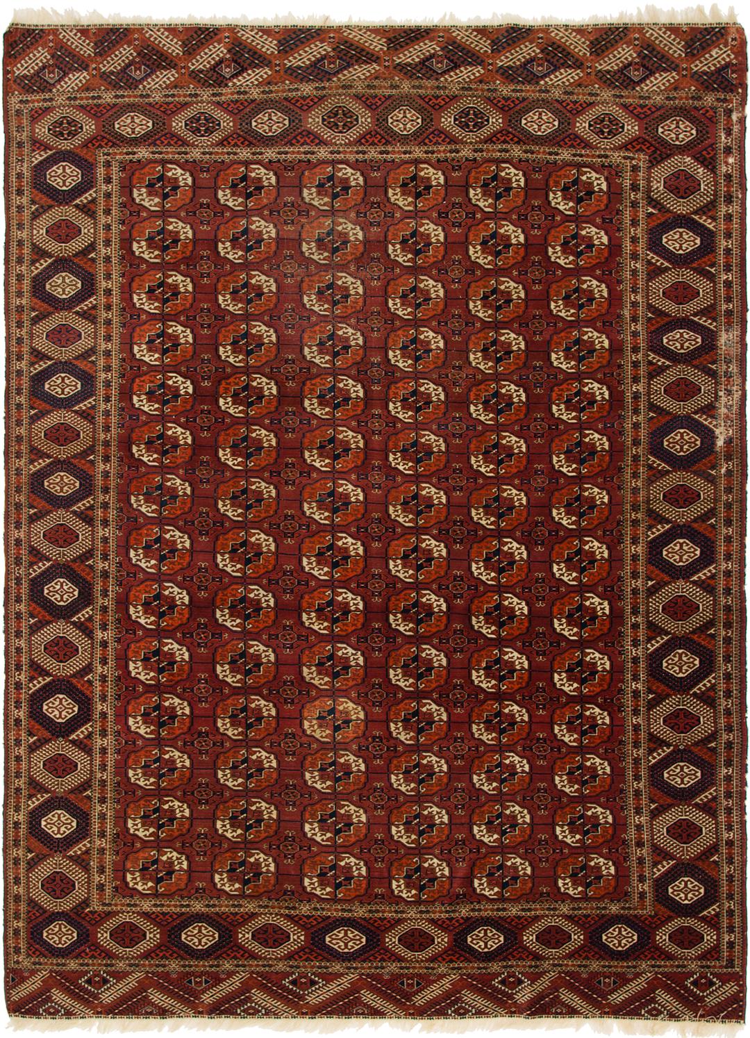 Burgundy Unique Loom 7 3 X 9 Bokhara Oriental Rug Main Unique Loom 7 3 X 9 Bokhara Oriental Rug Photo