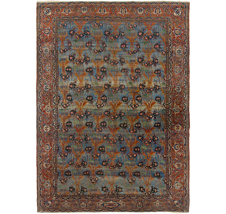 7' x 10' Kashan Persian Rug