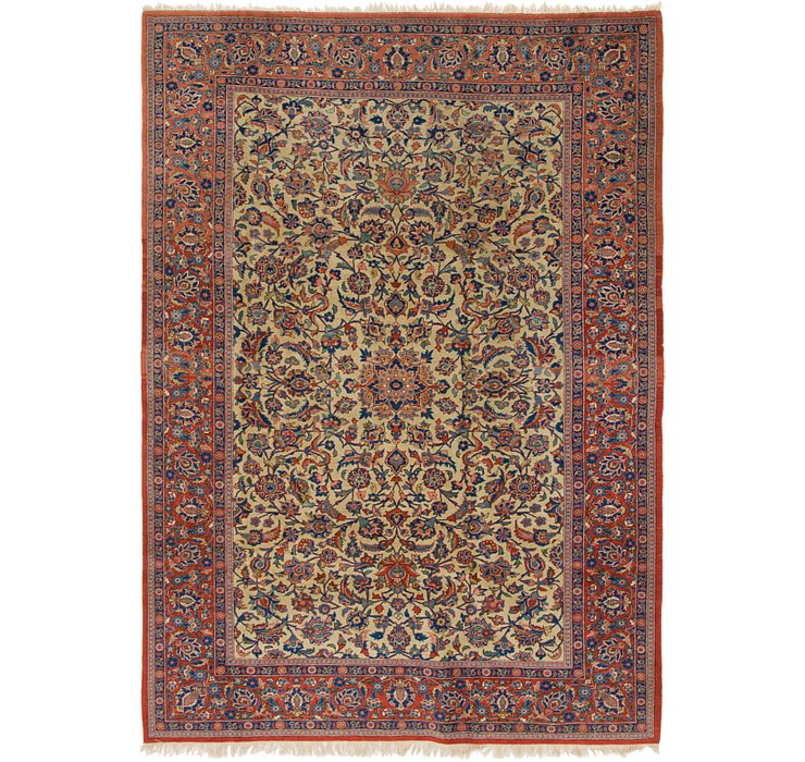 6' 2 x 8' 9 Kashan Persian Rug