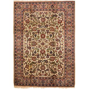 7' 3 x 10' 5 Kashan Persian Rug