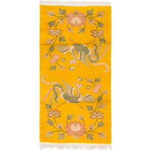 3' x 6' 2 Antique Finish Runner Rug