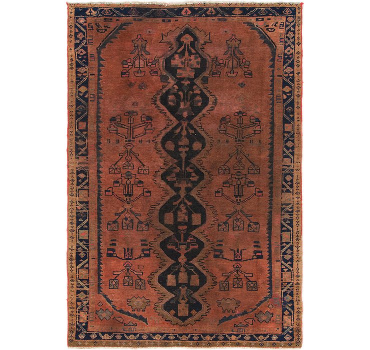 HandKnotted 4' 4 x 6' 8 Hamedan Persian Rug
