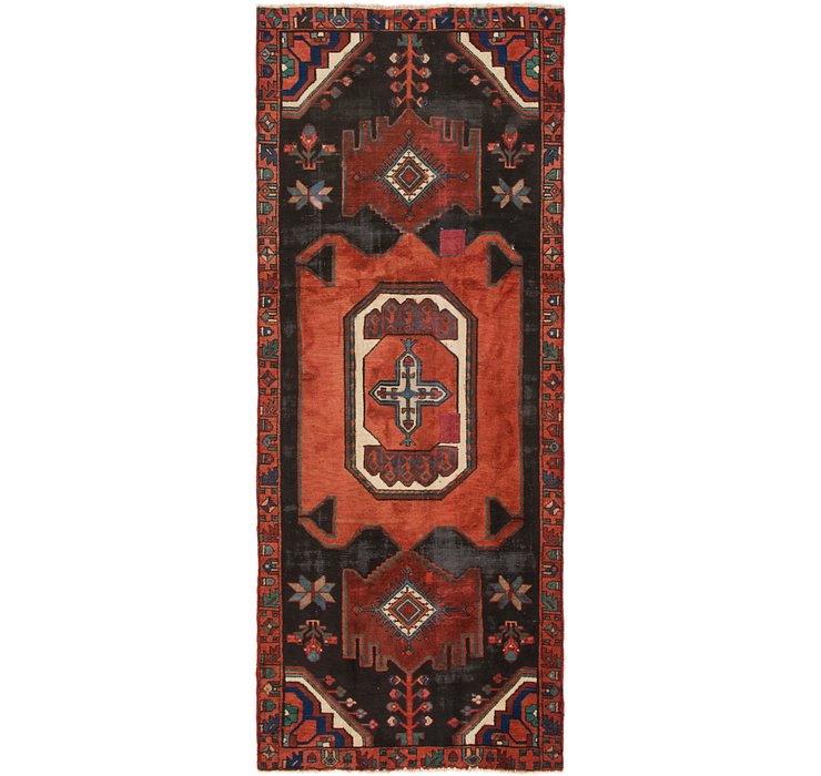 4' x 9' 6 Zanjan Persian Runner Rug
