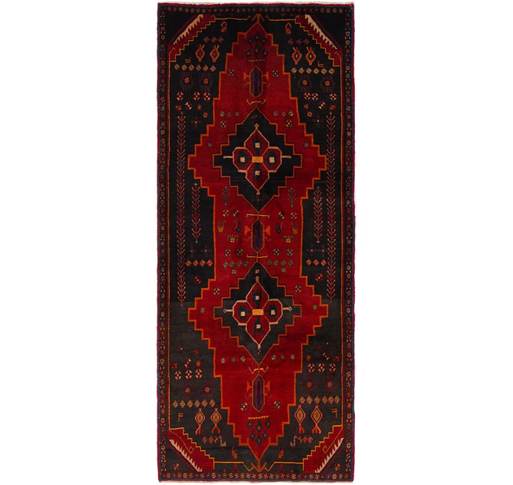 3' 9 x 9' 6 Meshkin Persian Runner ...