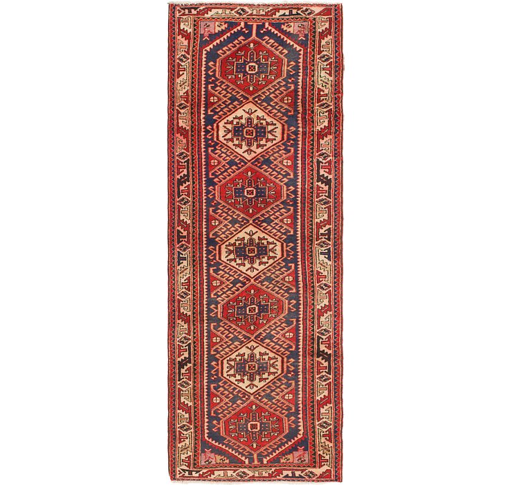 3' 3 x 9' 7 Meshkin Persian Runner ...