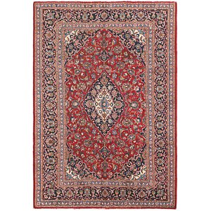 198cm x 287cm Mashad Persian Rug