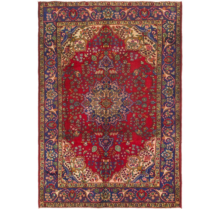6' 6 x 9' 3 Tabriz Persian Rug