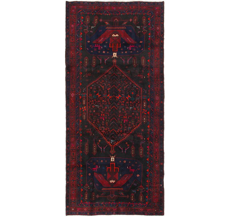 5' x 11' Meshkin Persian Runner ...