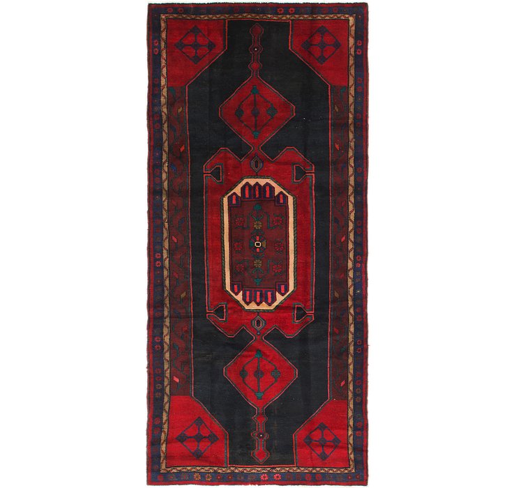 4' 4 x 9' 8 Zanjan Persian Runner Rug