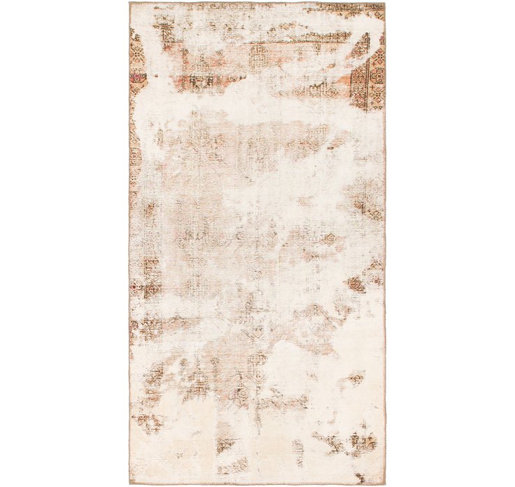 3' 8 x 7' Ultra Vintage Persian Rug