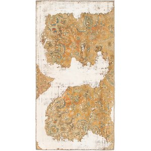 HandKnotted 2' 6 x 5' Ultra Vintage Persian Rug