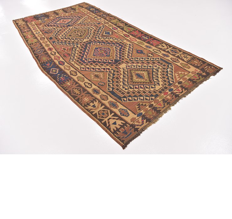 5' 5 x 10' 2 Kilim Fars Runner Rug