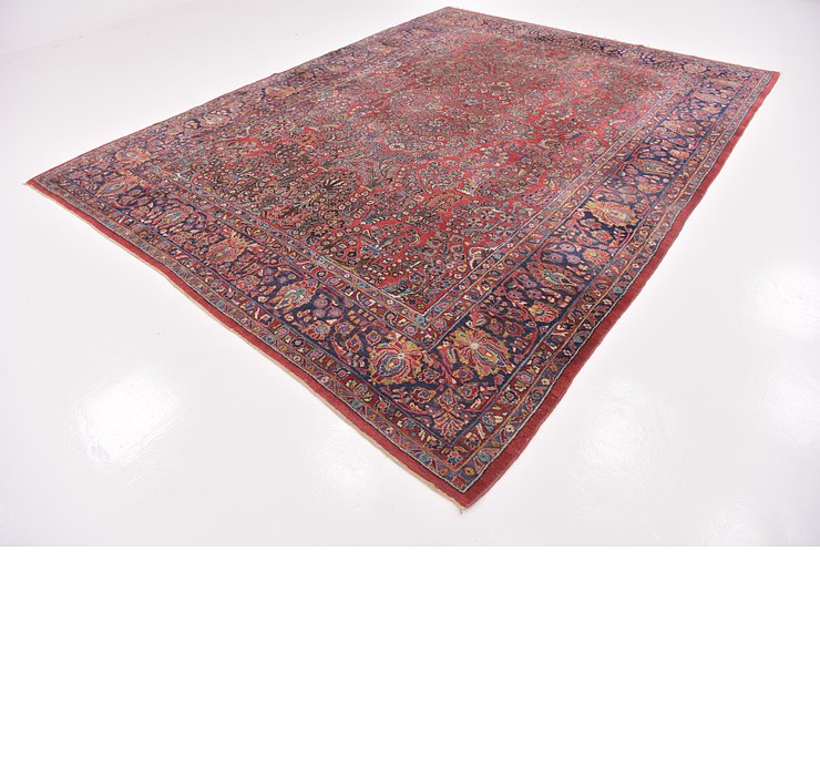 9' x 11' 10 Sarough Persian Rug