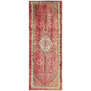 3' 4 x 10' Hamedan Persian Runner ...