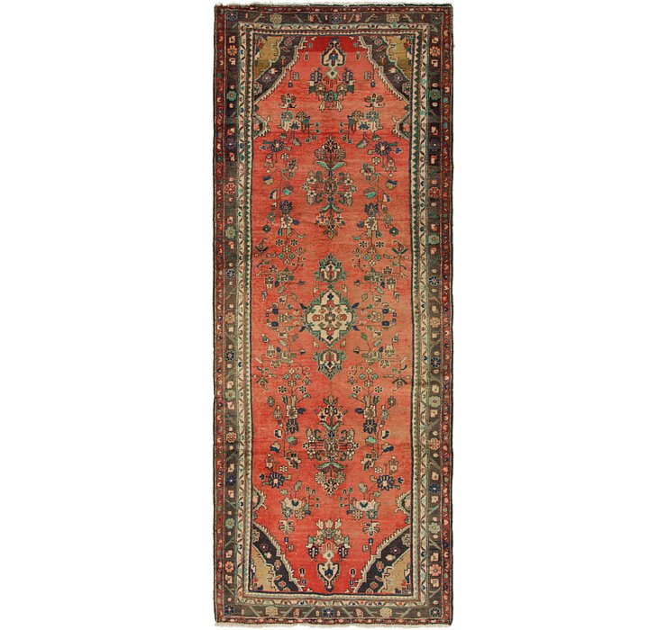 3' 9 x 10' 3 Hamedan Persian Runner ...