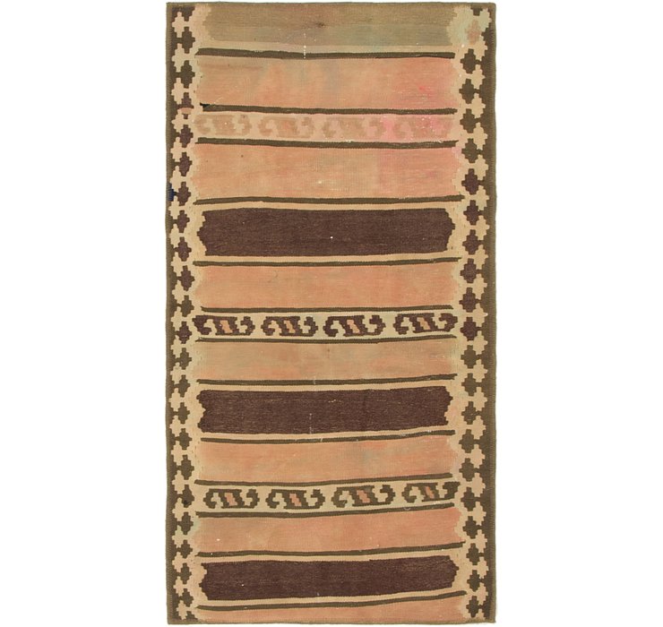 2' 4 x 4' 8 Kilim Fars Rug