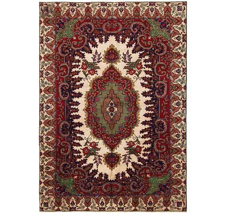 6' x 8' 8 Tabriz Persian Rug