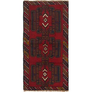 HandKnotted 3' 3 x 6' 6 Balouch Persian Rug