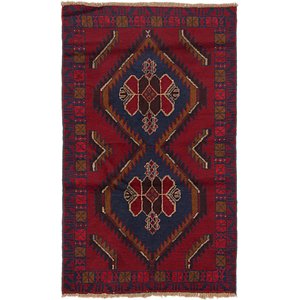 Unique Loom 3' 5 x 5' 10 Balouch Persian Rug