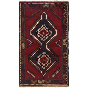3' 6 x 6' Balouch Persian Rug