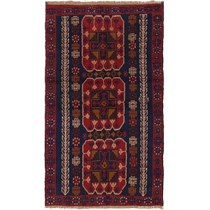 3' 8 x 6' 2 Balouch Persian Rug