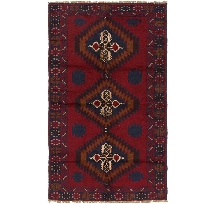 HandKnotted 3' 8 x 6' 2 Balouch Persian Rug
