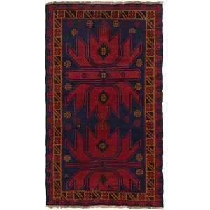 3' 6 x 6' 3 Balouch Persian Rug