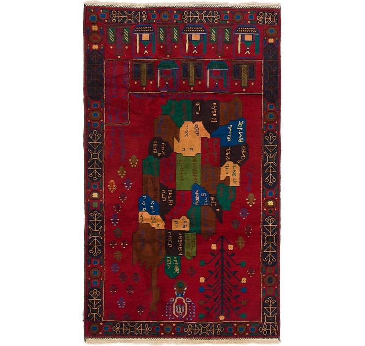 3' 8 x 6' 7 Balouch Persian Rug