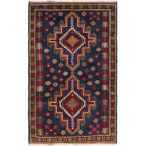 2' 10 x 4' 8 Balouch Persian Rug