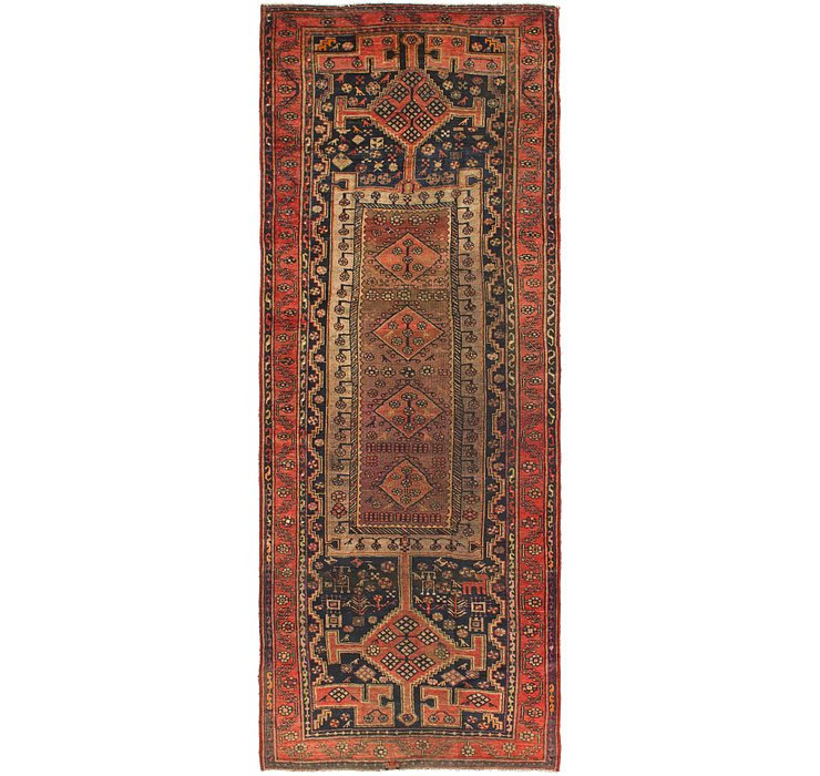 4' 9 x 12' 5 Zanjan Persian Runner Rug
