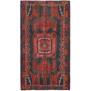 4' 8 x 9' Hamedan Persian Runner ...
