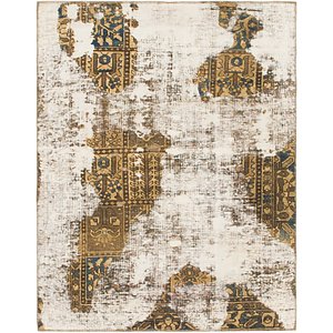 HandKnotted 4' 7 x 6' Ultra Vintage Persian Rug