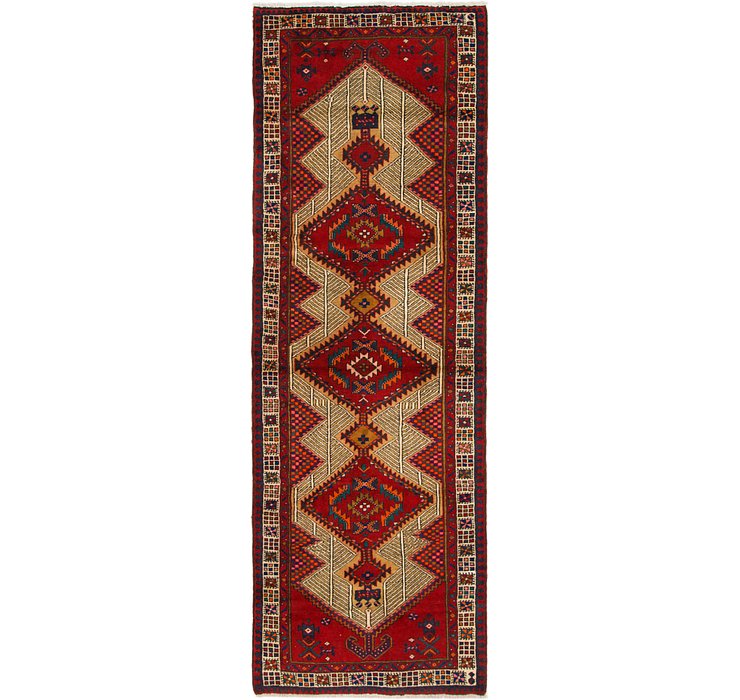 3' 5 x 9' 10 Ardabil Persian Runner ...