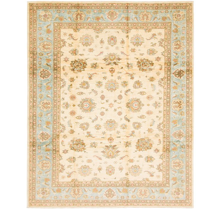 9' 3 x 11' 5 Peshawar Ziegler Rug