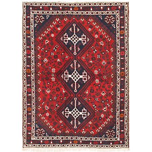 6' x 8' 5 Ghashghaei Persian Rug