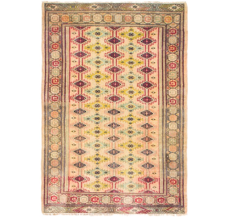 4' x 6' Bokhara Oriental Rug