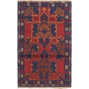 Unique Loom 2' 9 x 4' 7 Balouch Persian Rug