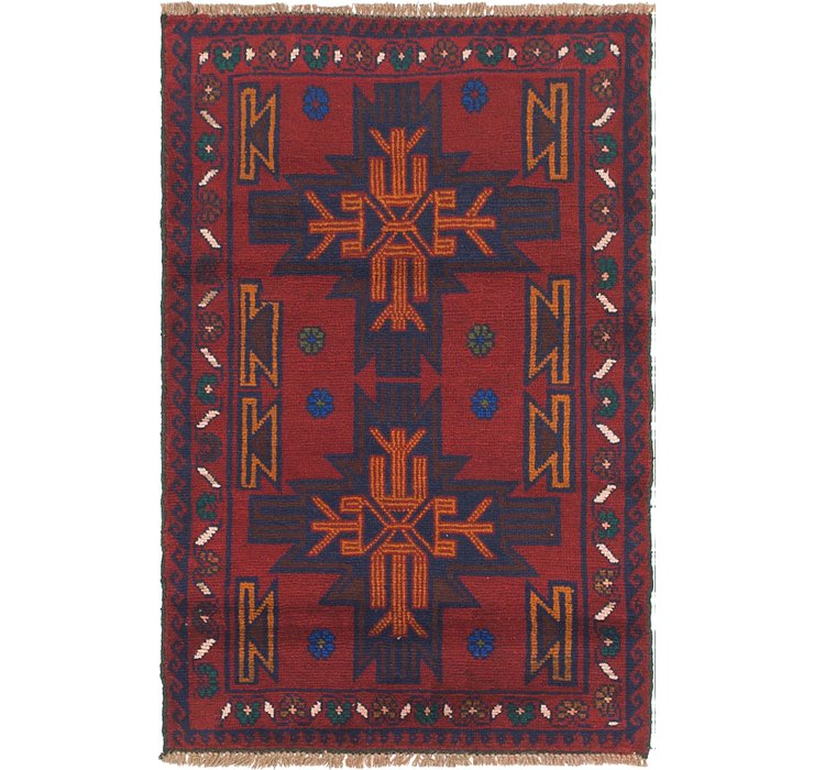 2' 10 x 4' 5 Balouch Persian Rug